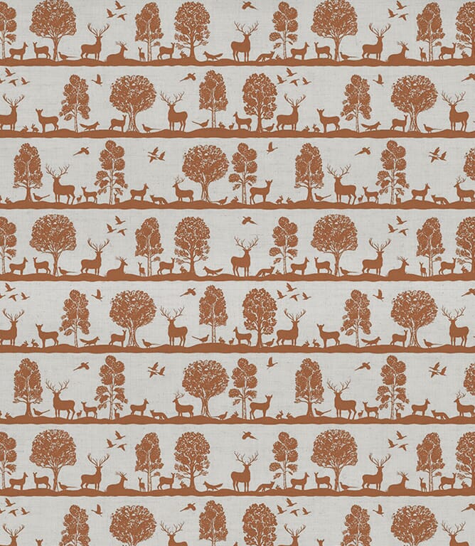 Rust Cairngorms Fabric