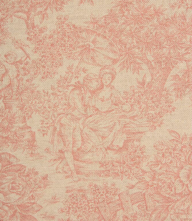 Zen Toile Fabric / Red