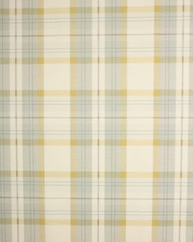 Munro Check Fabric / Chartreuse | Just Fabrics