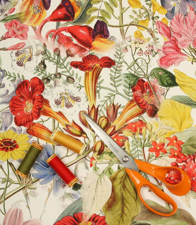 Fibre Naturelle Fabrics Chelsea Fabric / Multi