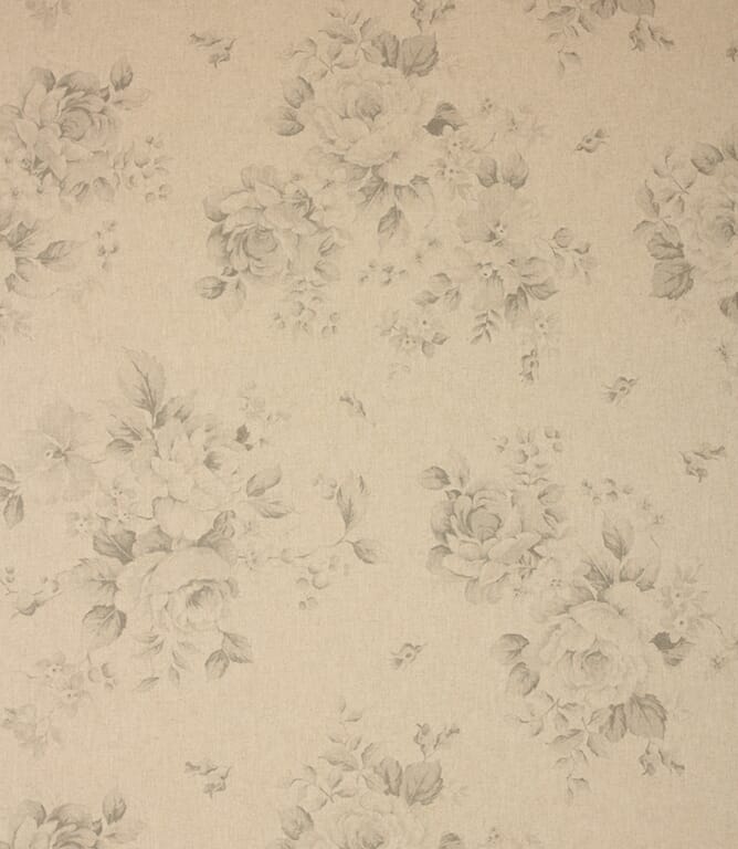 Grey Grande Floral Fabric