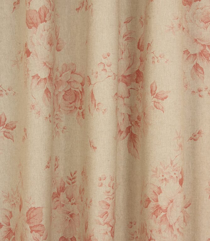 Grande Floral Fabric / Red