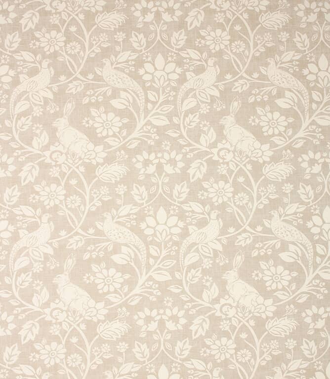 Cream curtain deals fabric