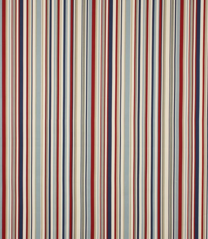 Blue Funky Stripe Fabric