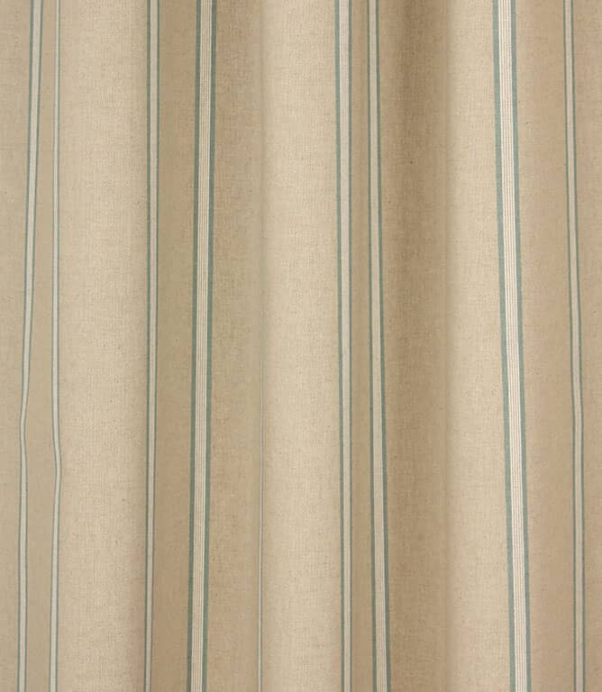 Linen Stripe Fabric / Blue