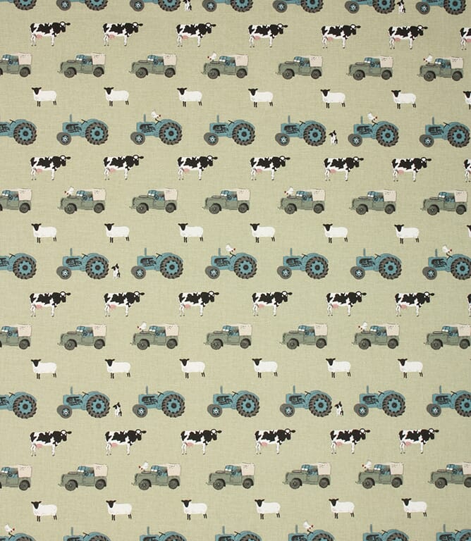 Sophie Allport On the Farm Fabric / Green