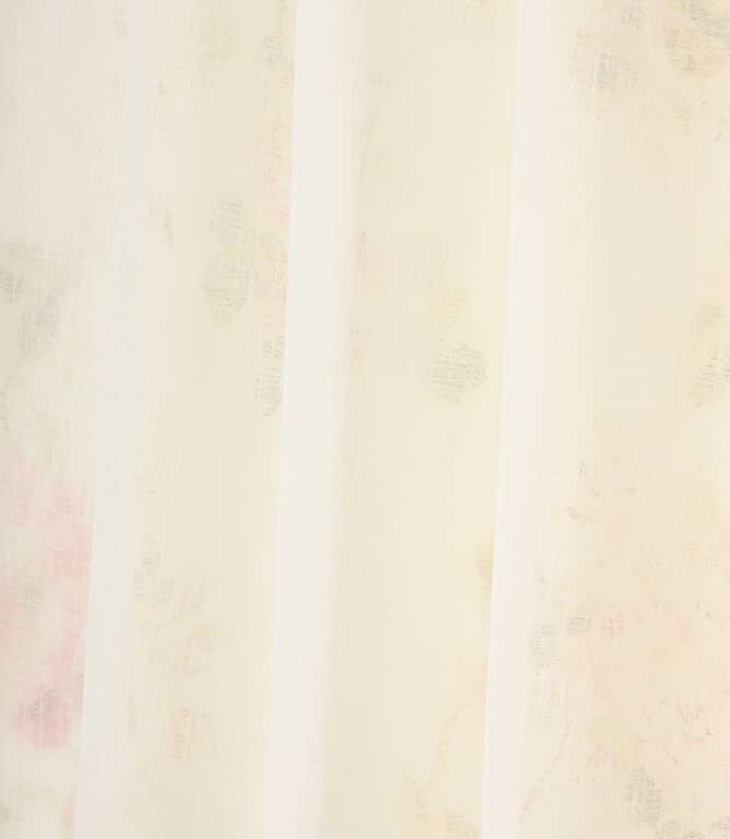 JF Boucle Voile Fabric / White