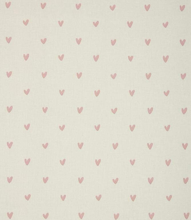 Pale Grey Hearts Fabric