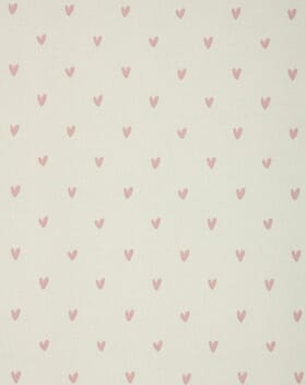 Sophie Allport Hearts Fabric / Pale Grey