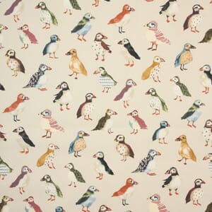 Driftwood Puffin Fabric