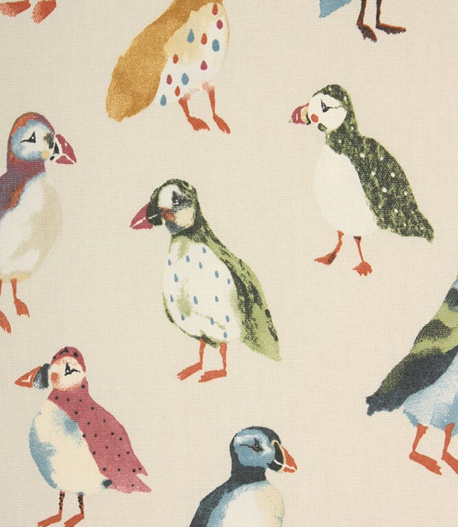 Puffin Fabric / Driftwood