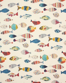 Gone Fishing Fabric / Vintage