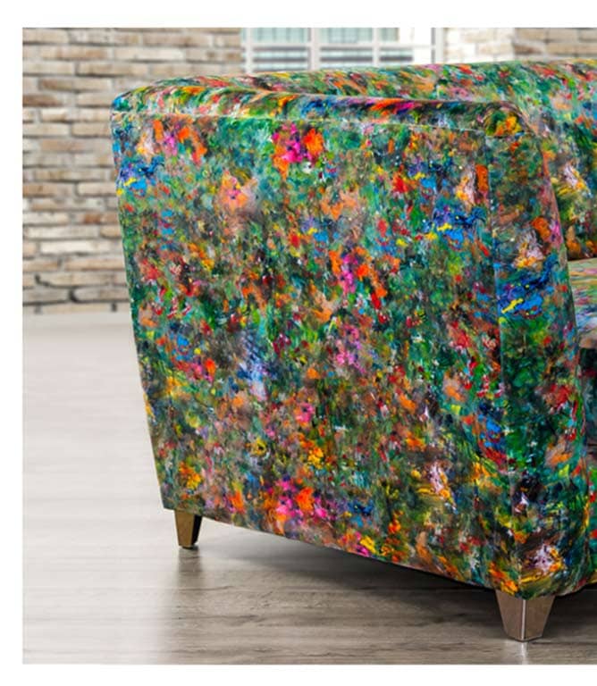 Fibre Naturelle Fabrics Renoir Fabric / Multi