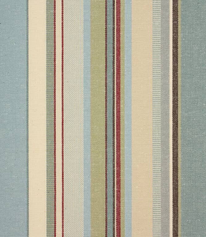 Falmouth Stripe Fabric / Sage