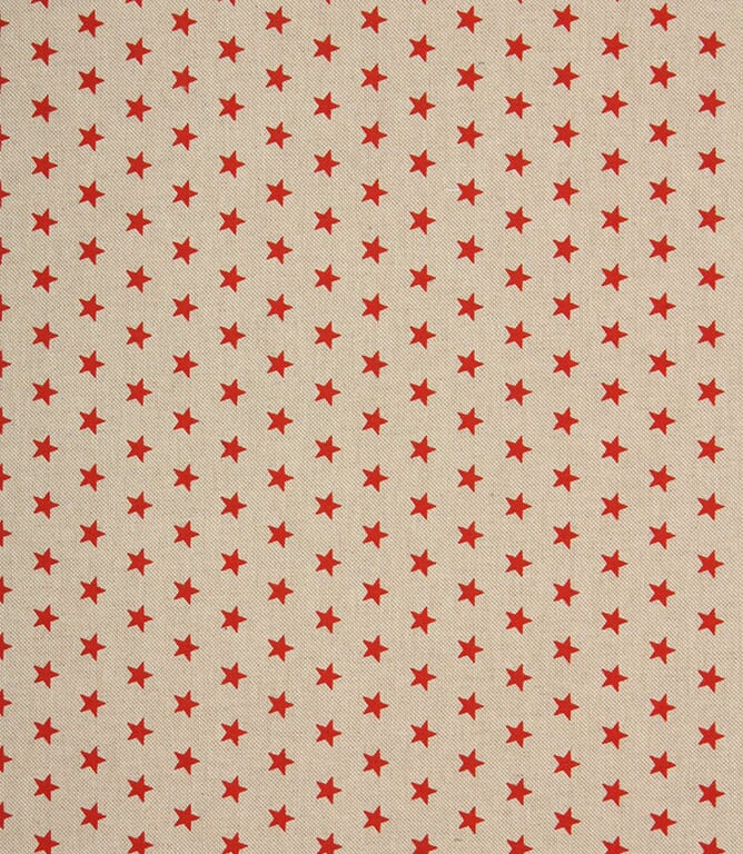 Red Stars Fabric