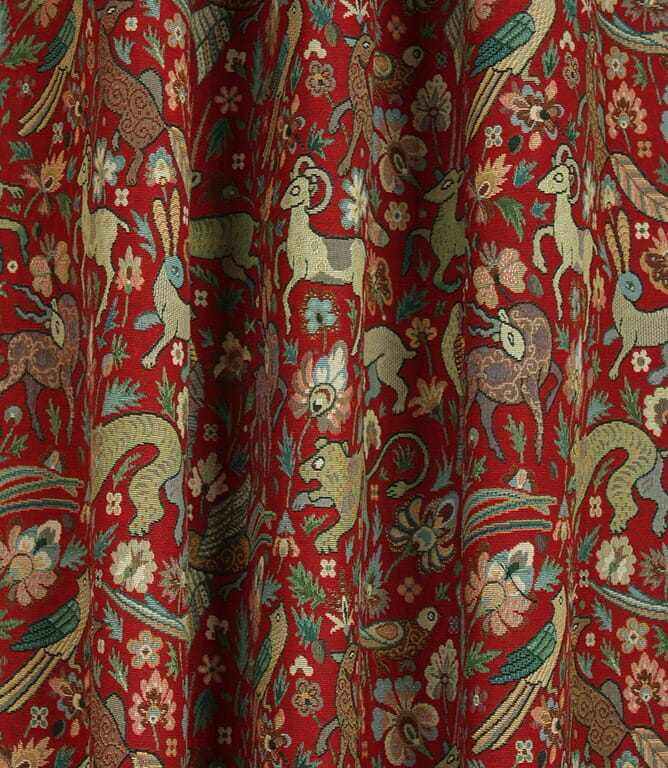 JF Tapestry Fabric / Red