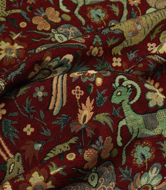 JF Tapestry Fabric / Red