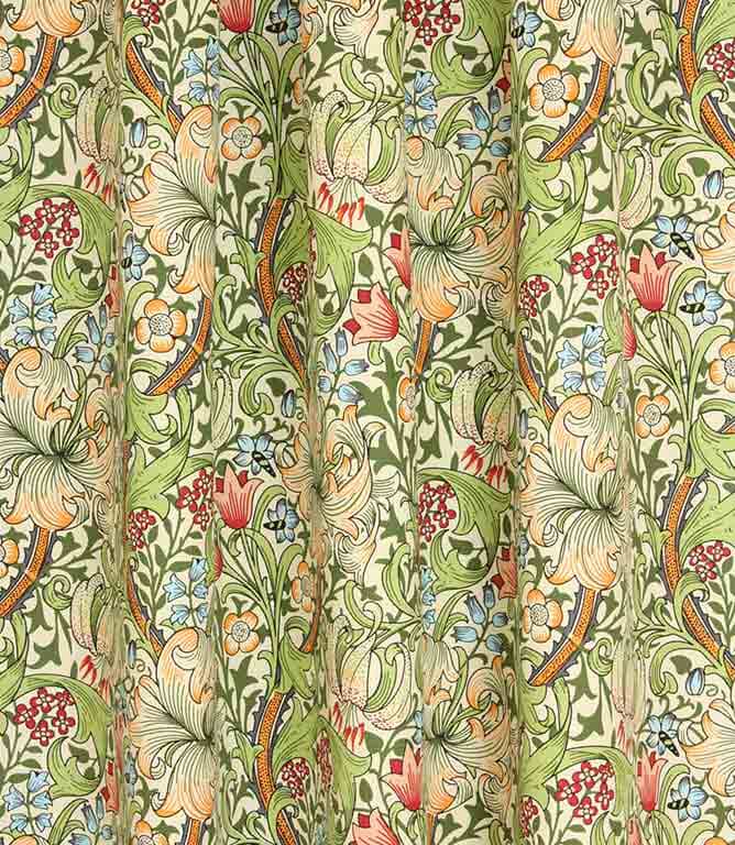 William Morris  Golden Lily Fabric / Multi