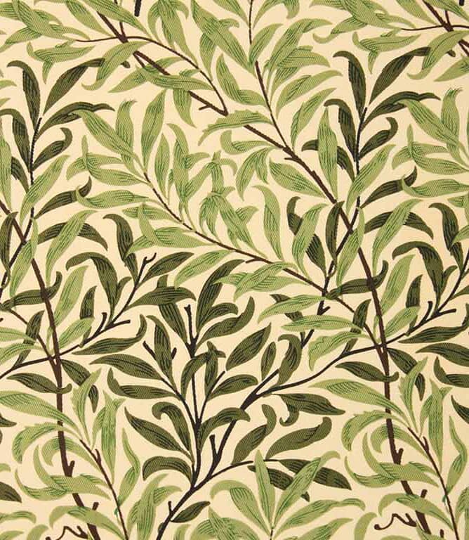 William Morris Willow Bough Fabric / Green | Just Fabrics