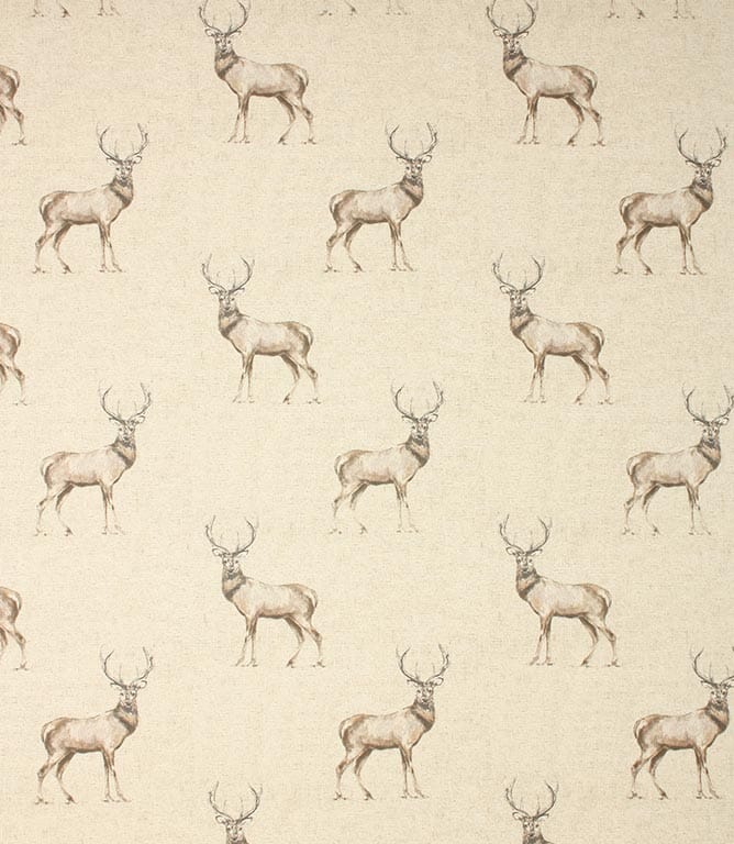 Natural Glencoe Stag Fabric