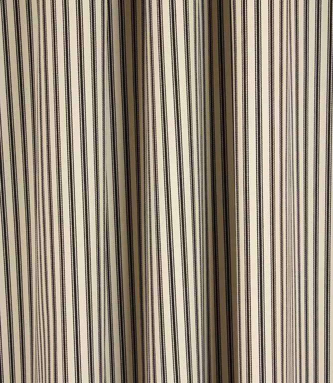 JF Ticking Fabric / Black