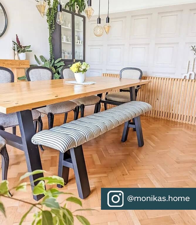 JF Ticking Fabric / Black