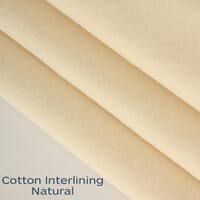 Cotton Interlining Fabric / Natural