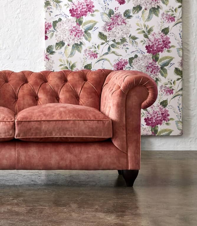 Fabric 2024 velvet sofa