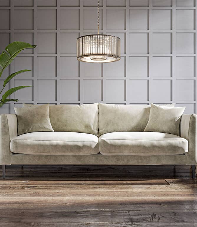 JF Vintage Velvet FR Fabric / Ivory