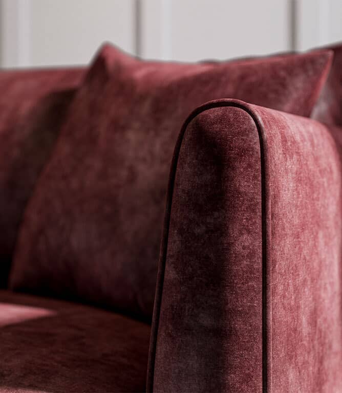 JF Vintage Velvet FR Fabric / Oxblood