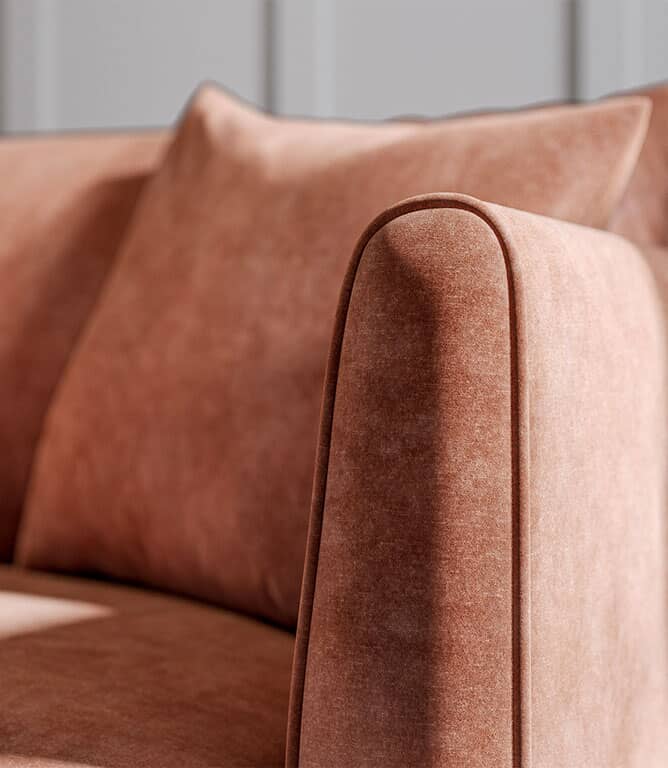 JF Vintage Velvet FR Fabric / Rose