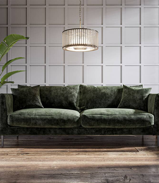 JF Vintage Velvet FR Fabric / Jade