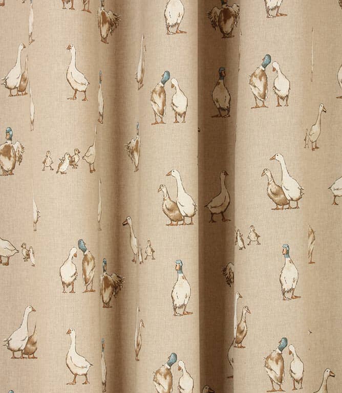 Farm Ducks Fabric / Linen