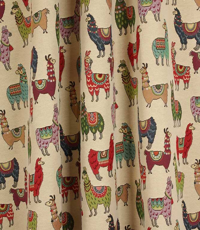 Alpaca Tapestry Fabric / Multi