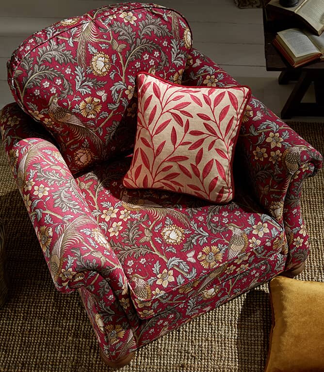 Oakmere Fabric / Carmine