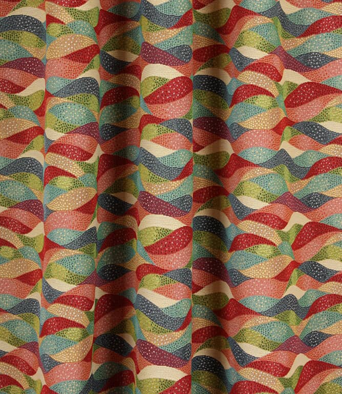 Waves Tapestry Fabric / Multi
