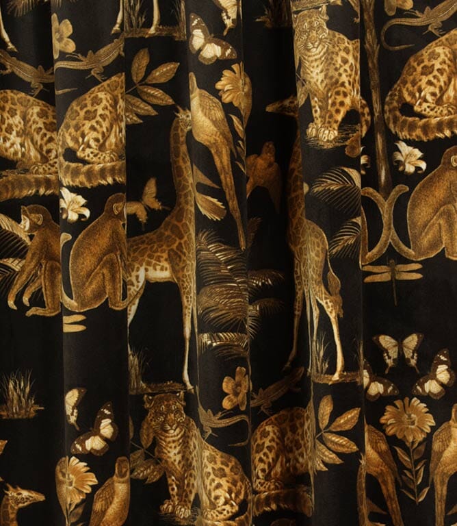 Wild Africa Fabric / Gold