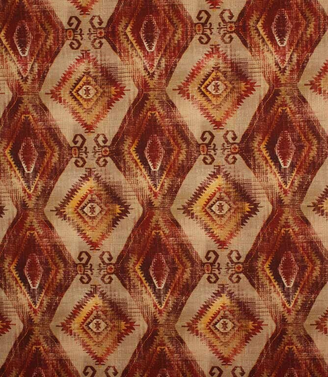 Fryett s Santa Cruz Fabric Rosso Just Fabrics