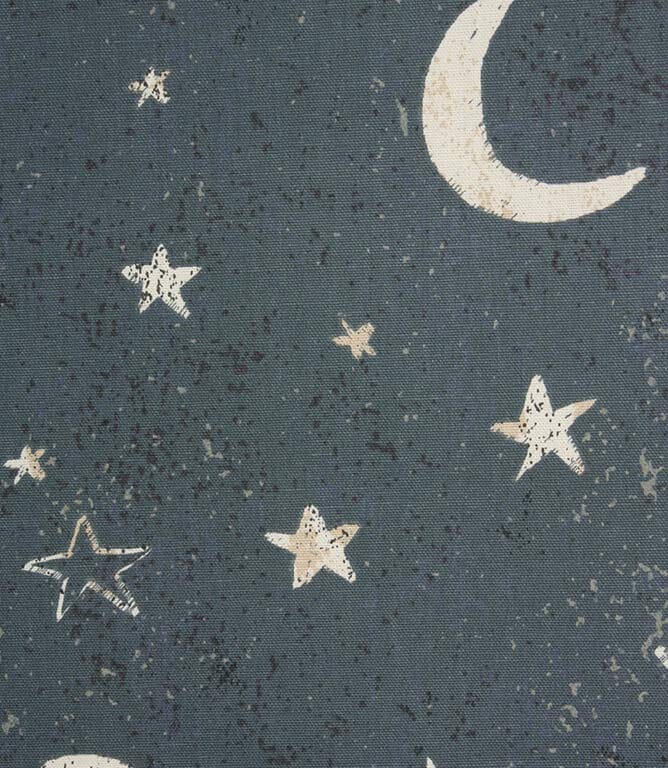 Moon Stars Fabric / Midnight