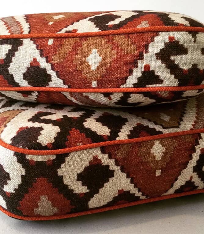JF Kilim Fabric / Rust