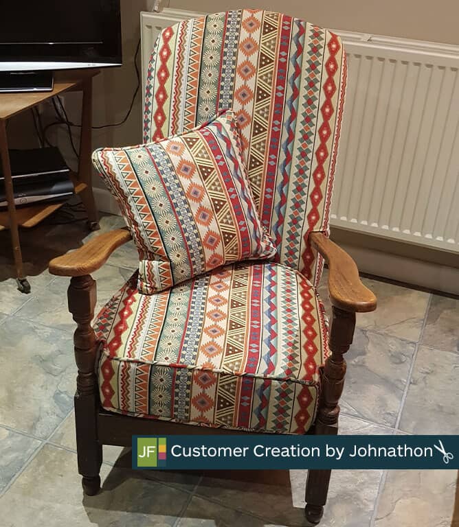 Aztec Stripe Fabric / Multi