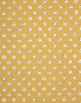 Daisy Spot Fabric / Ochre