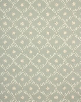 Daisy Trellis Fabric / Duck Egg Daisy Trellis Fabric / Duck Egg