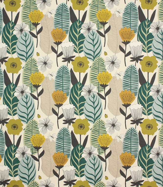 Spruce Blooma Fabric