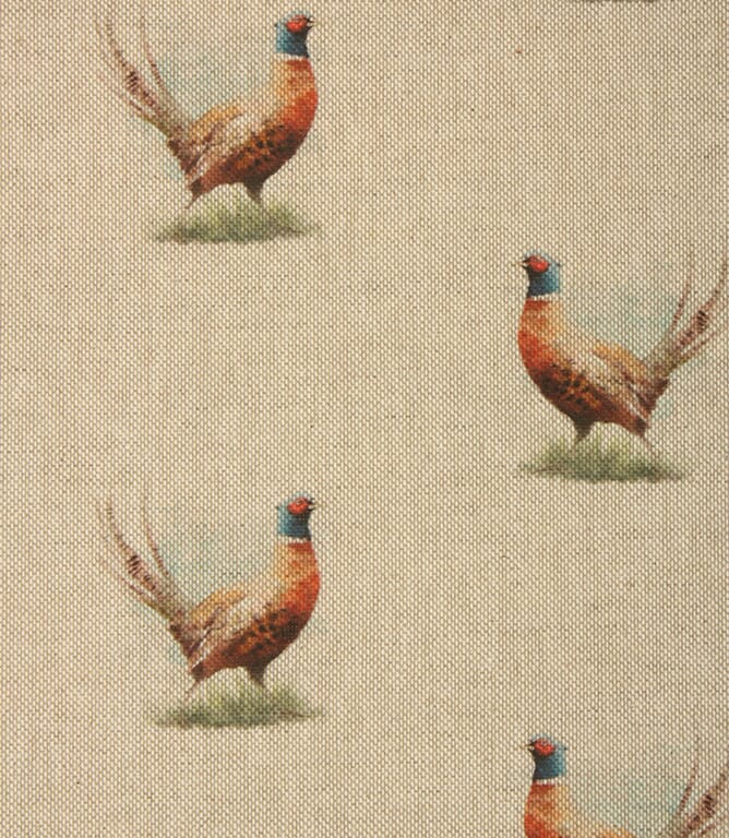 Pheasants Fabric / Linen