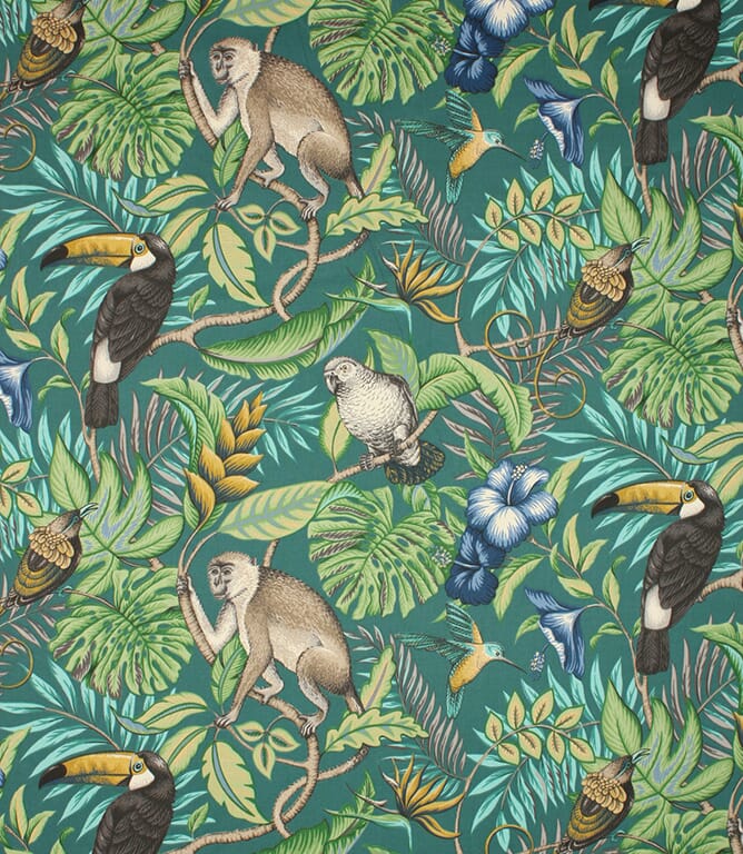 Lagoon Rainforest Fabric