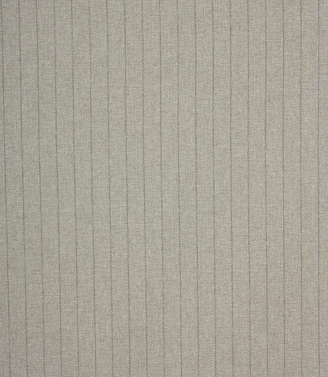 Light Grey Morris Herringbone  Fabric