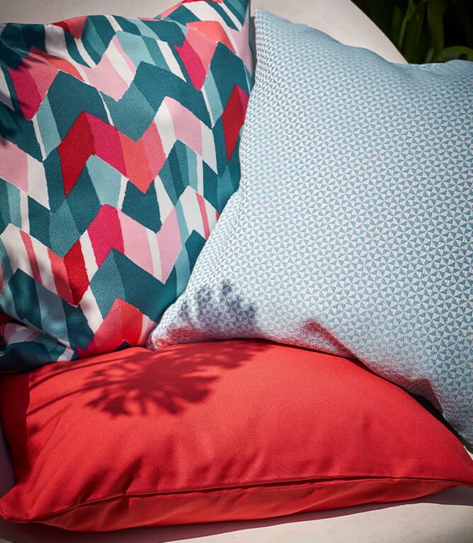 Trio Outdoor Fabric / Gris Claro
