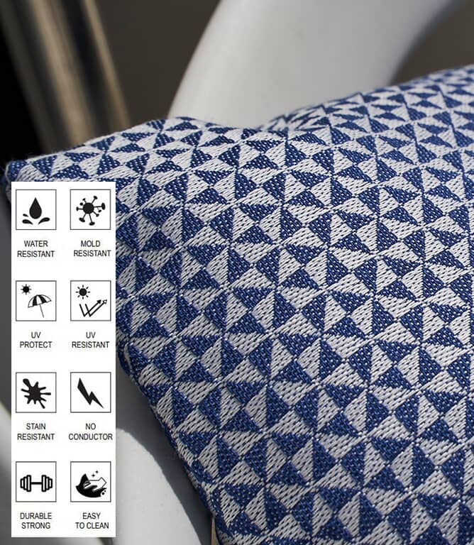 Trio Outdoor Fabric / Zafiro