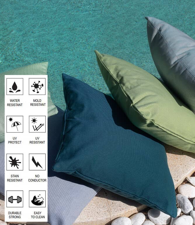 Salcombe Outdoor Fabric / Petrol